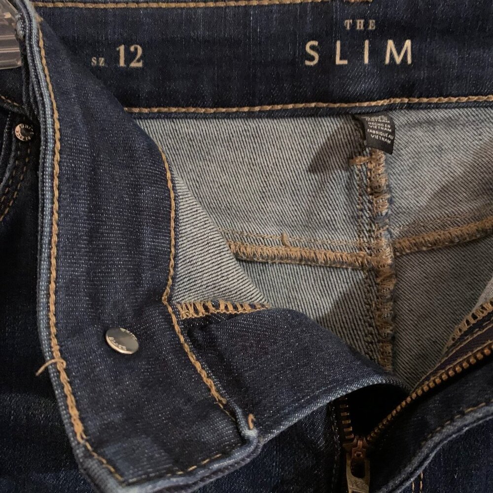 White House Black Market Slim Fit jeans size 12 - Picture 3 of 8